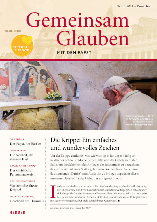 Titelseite: Gemeinsam Glauben 10/2021