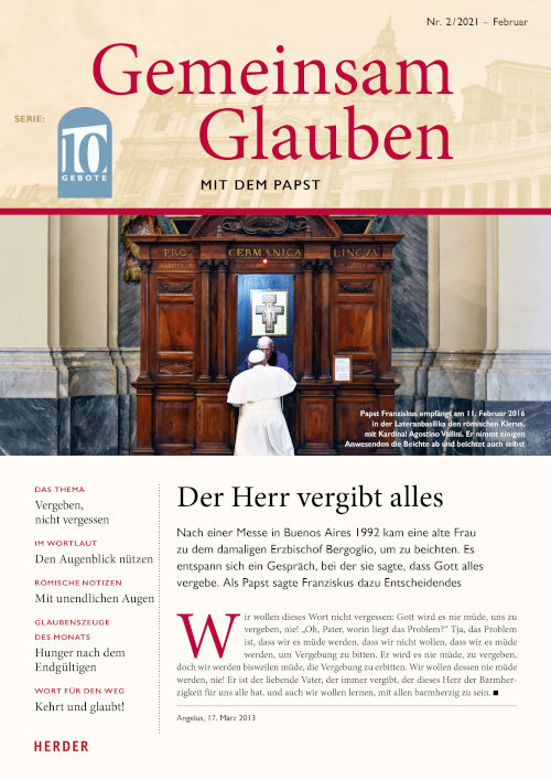 Titelseite: Gemeinsam Glauben 2/2021