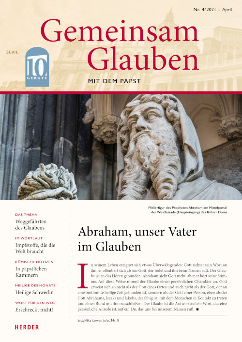 Titelseite: Gemeinsam Glauben 4/2021