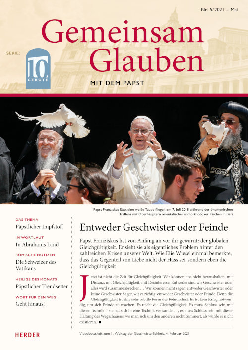 Titelseite: Gemeinsam Glauben 5/2021
