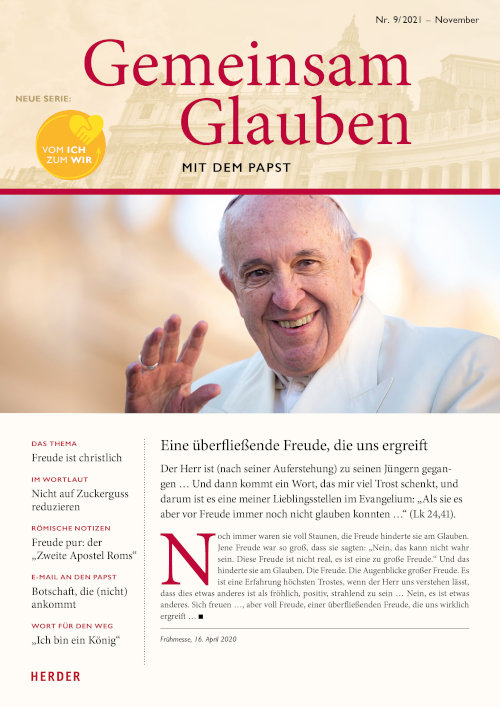 Titelseite: Gemeinsam Glauben 9/2021