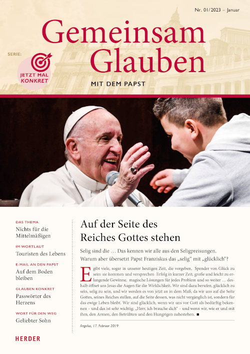 Titelseite: Gemeinsam Glauben 1/2023