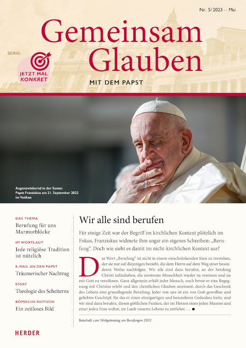Titelseite: Gemeinsam Glauben 05/2023