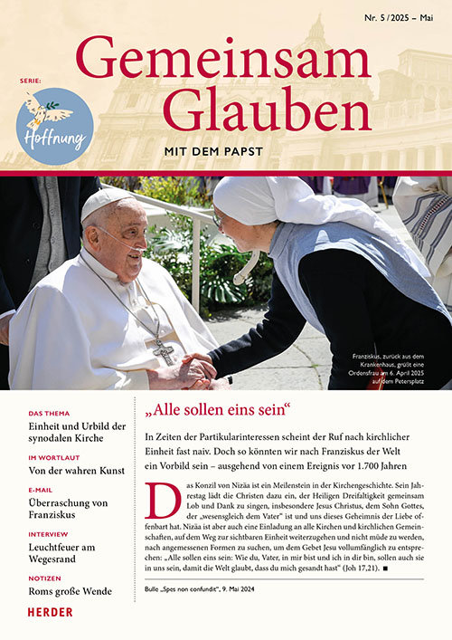 Titelseite: Gemeinsam Glauben 5/2025