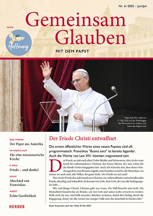 Titelseite: Gemeinsam Glauben 6/2025