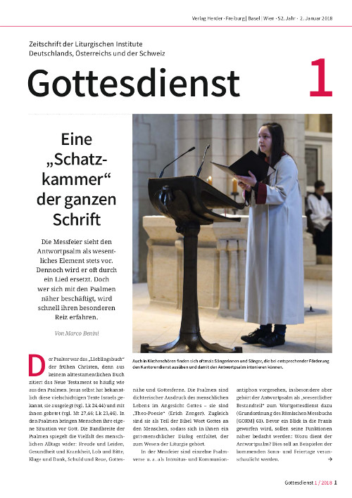 Gottesdienst 1 / 2018