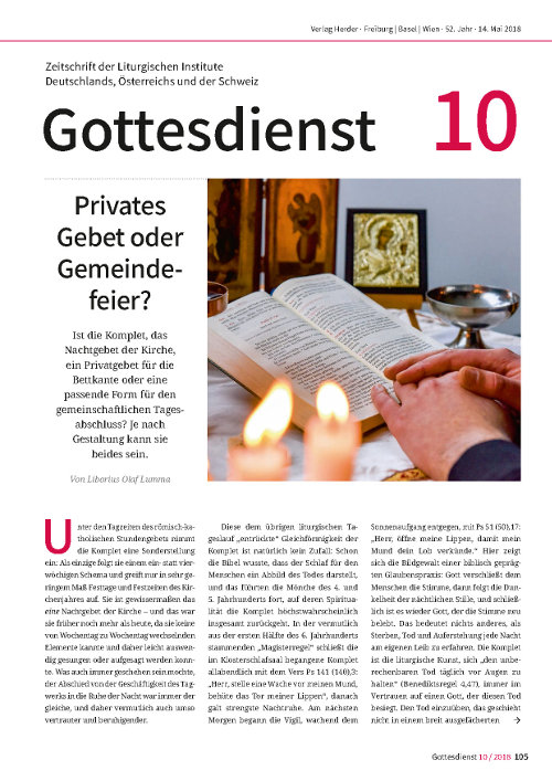 Gottesdienst 10 / 2018