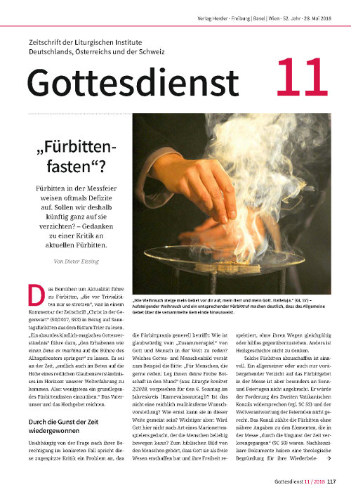 Gottesdienst 11 / 2018