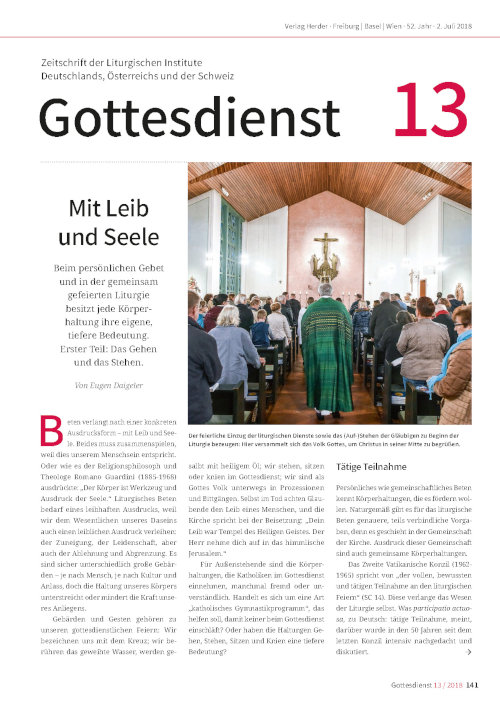 Gottesdienst 13 / 2018