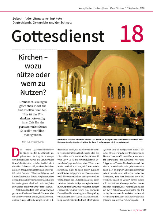 Gottesdienst 18 / 2018