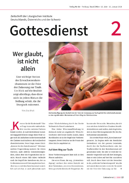 Gottesdienst 2 / 2018