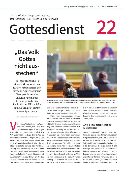 Gottesdienst 22/2018