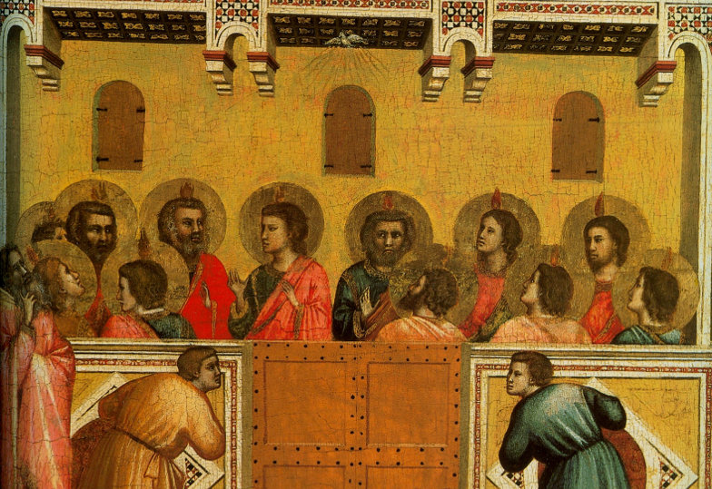 Giottos Darstellung des Pfingstereignisses