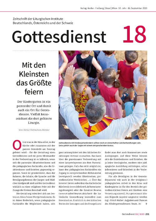 Gottesdienst 18 / 2019