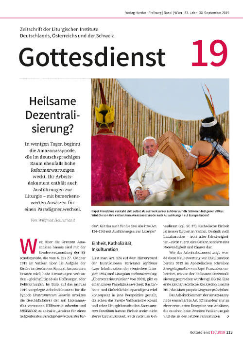 Gottesdienst 19/2019