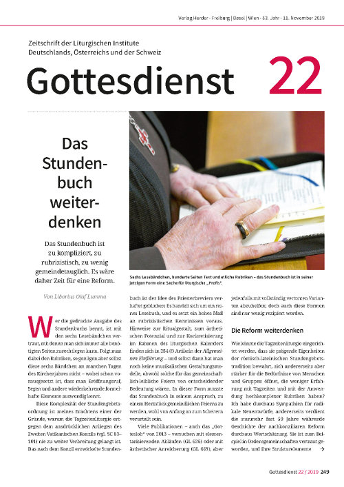 Gottesdienst 22/2019