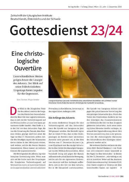 Gottesdienst 23-24/2019