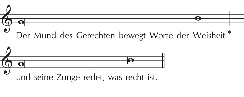 Notenbeispiel 3: Ps 37,30