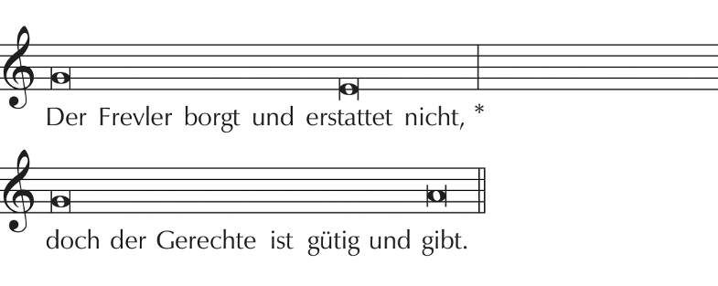 Notenbeispiel 4: Ps 37,21