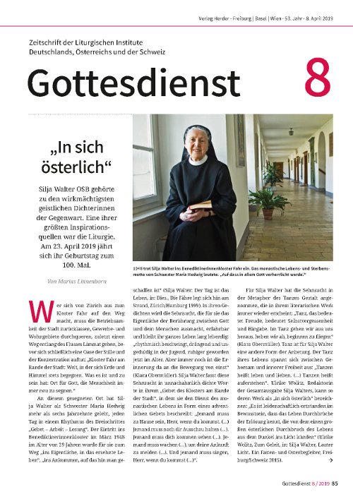 Gottesdienst 8 / 2019