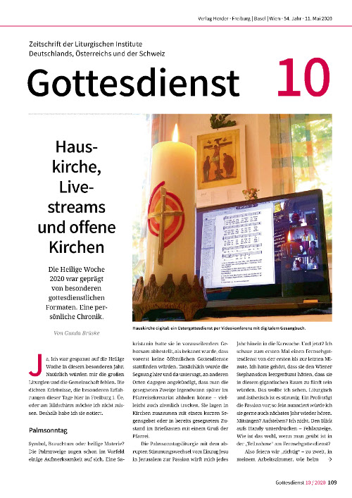 Gottesdienst 10/2020