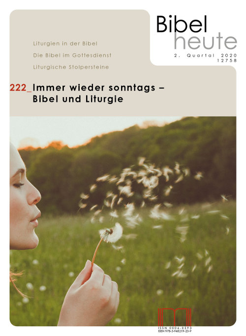 Cover Bibel heute Nr. 2/2020 "Bibel und Liturgie"