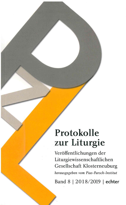 Cover Protokolle zur Liturgie 8