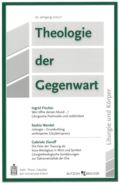 Cover Theologie der Gegenwart 1/2020