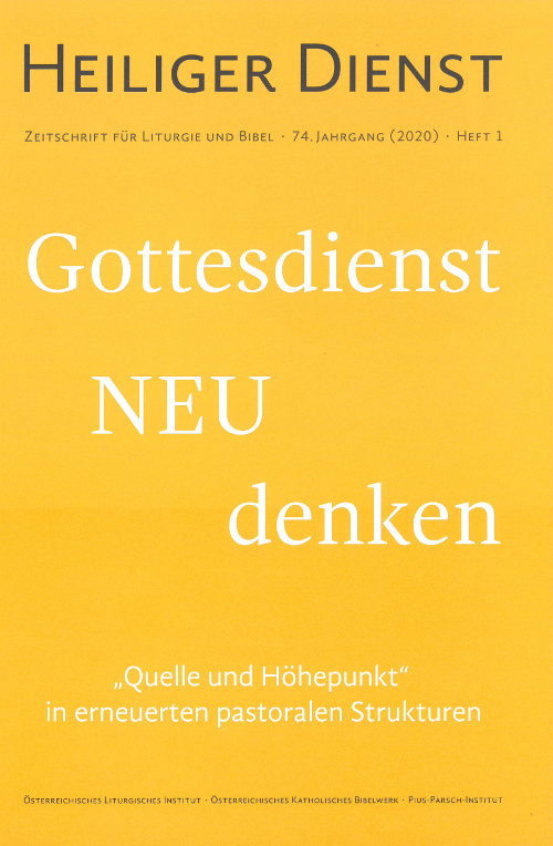 Cover Heiliger Dienst 1 / 2020