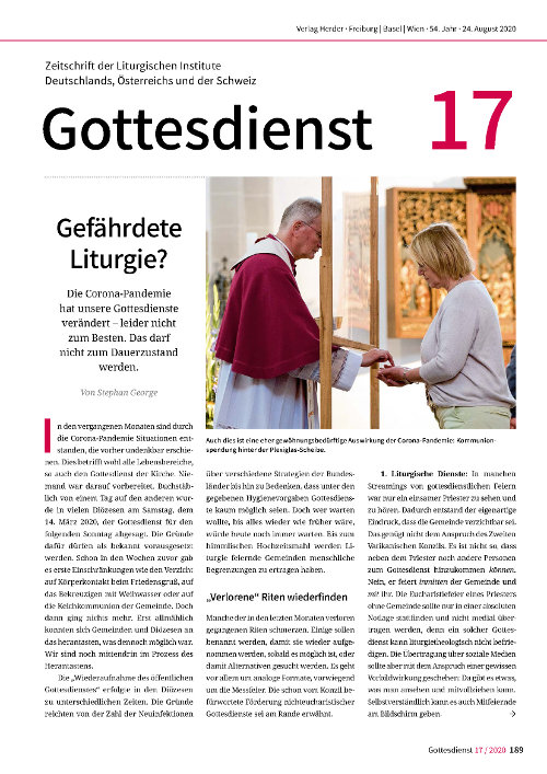 Gottesdienst 17/2020