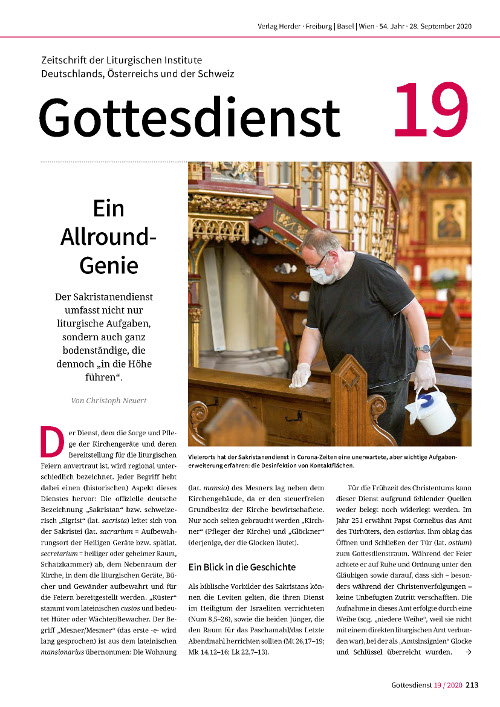 Gottesdienst 19/2020