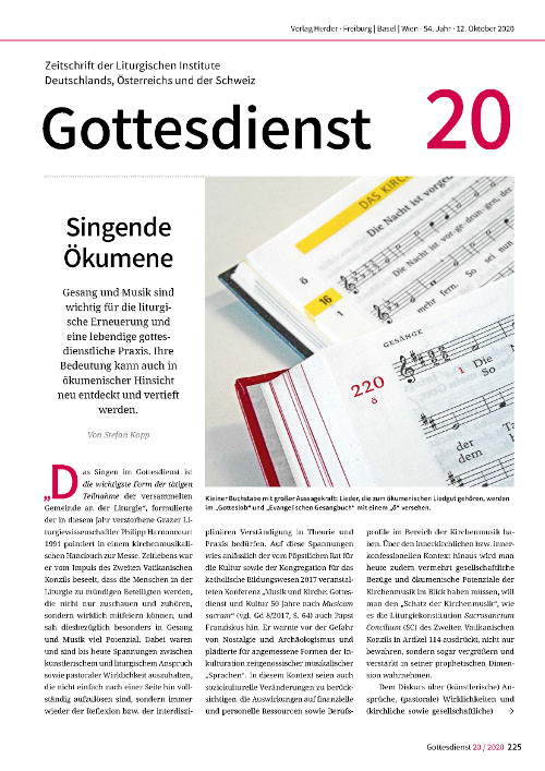 Gottesdienst 20/2020