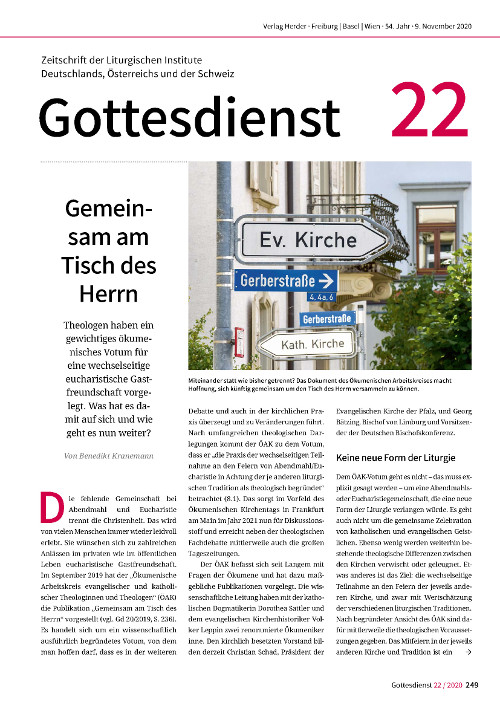 Gottesdienst 22/2020