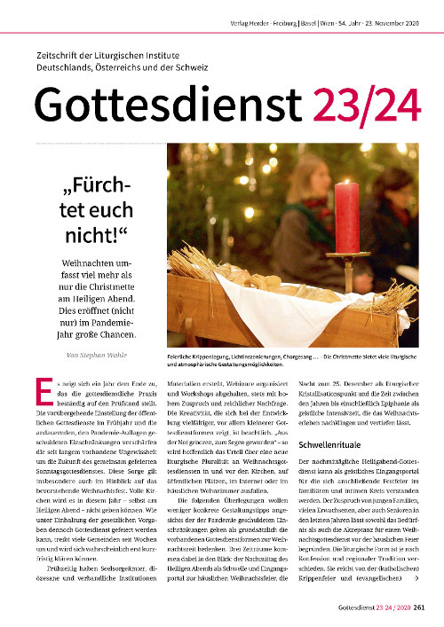 Gottesdienst 23–24/2020