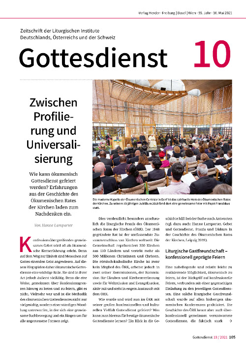 Gottesdienst 10/2021