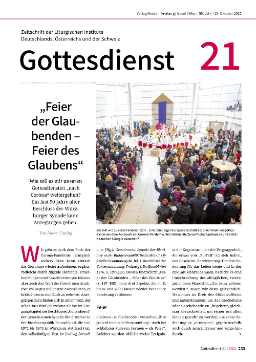 Gottesdienst 21/2021