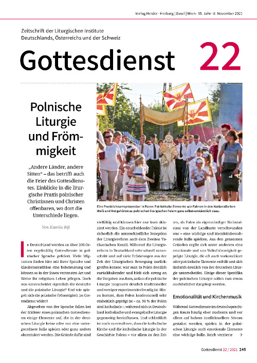 Gottesdienst 22/2021