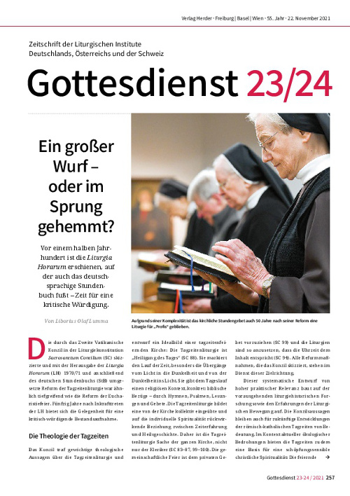 Gottesdienst 23-24/2021