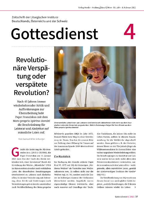 Gottesdienst 4/2021