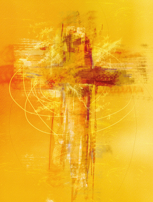 Osterbild Lichtkreuz