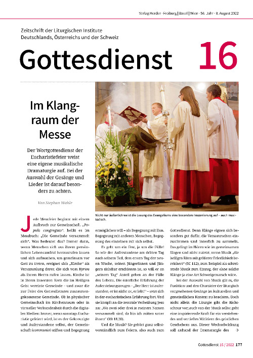 Gottesdienst 16/2022