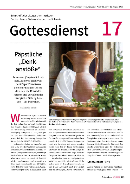 Gottesdienst 17/2022