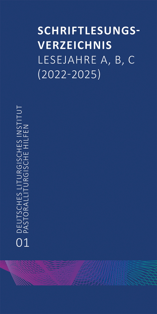 Cover Schriftlesungsverzeichnis 2022–2025