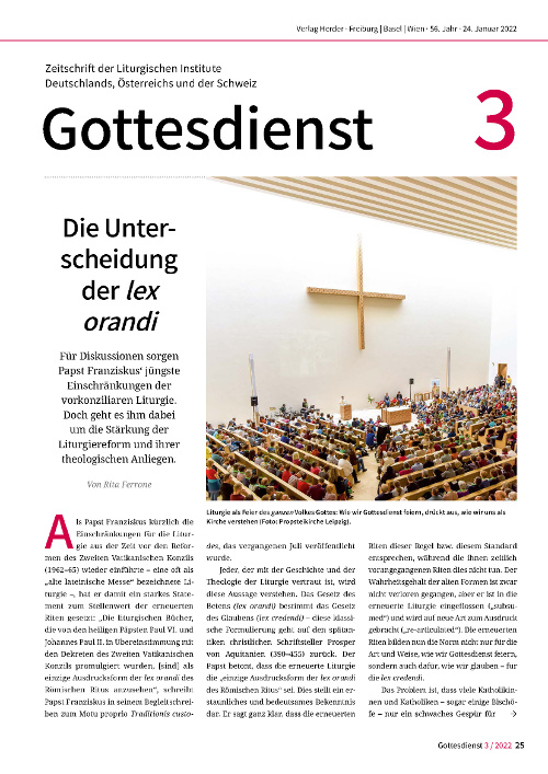 Gottesdienst 3/2022