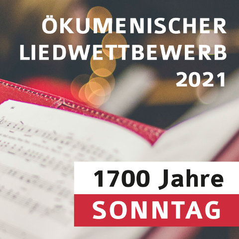 Logo Liedwettbewerb "1700 Jahre Sonntag"