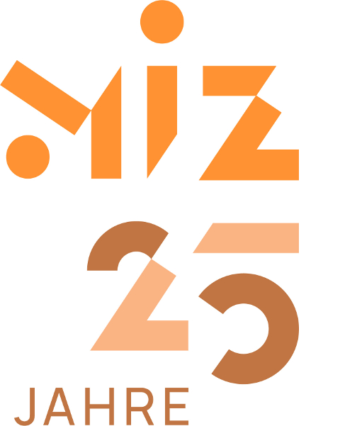 Logo 25 Jahre miz