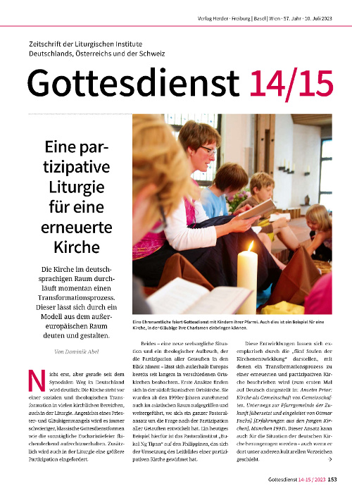 Gottesdienst 14–15/2023