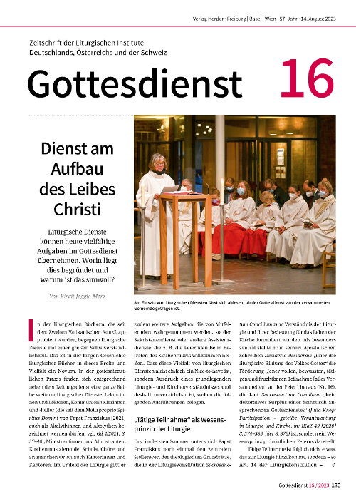 Gottesdienst 16/2023