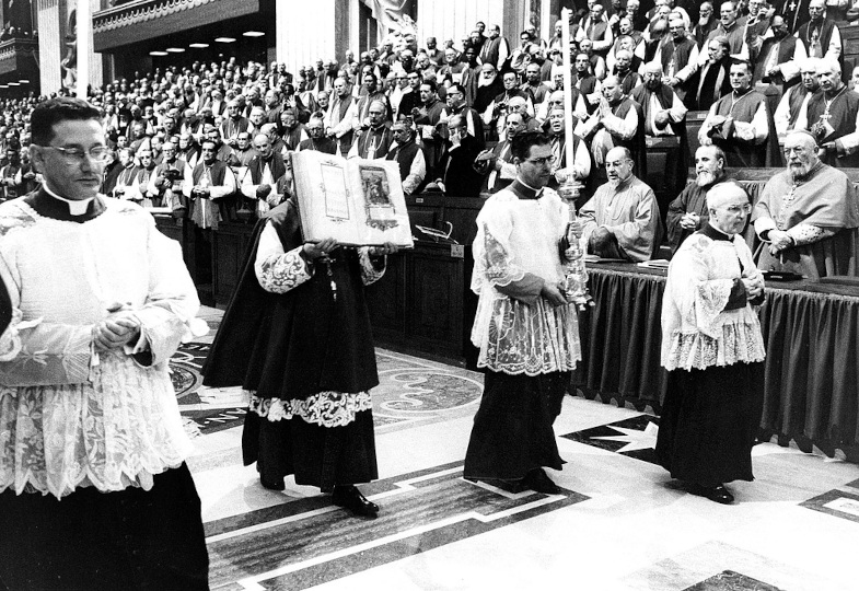 Evangelienpozession beim Zweiten Vatikanischen Konzil