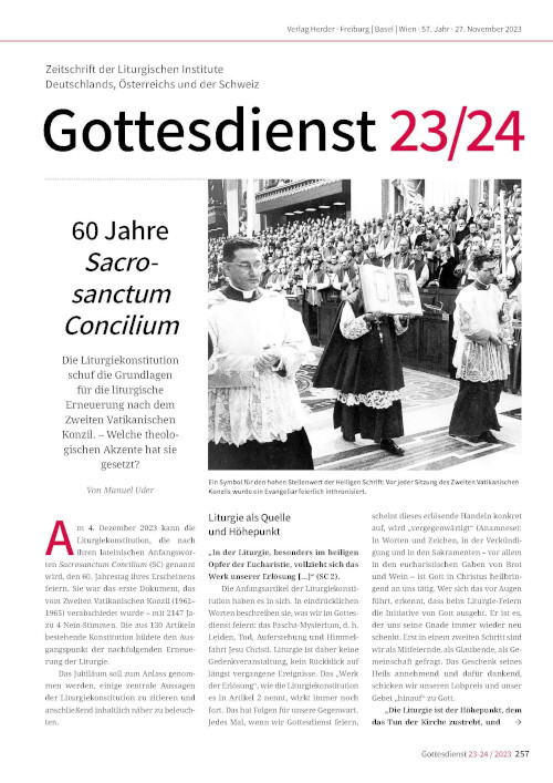 Gottesdienst 23–24/2023